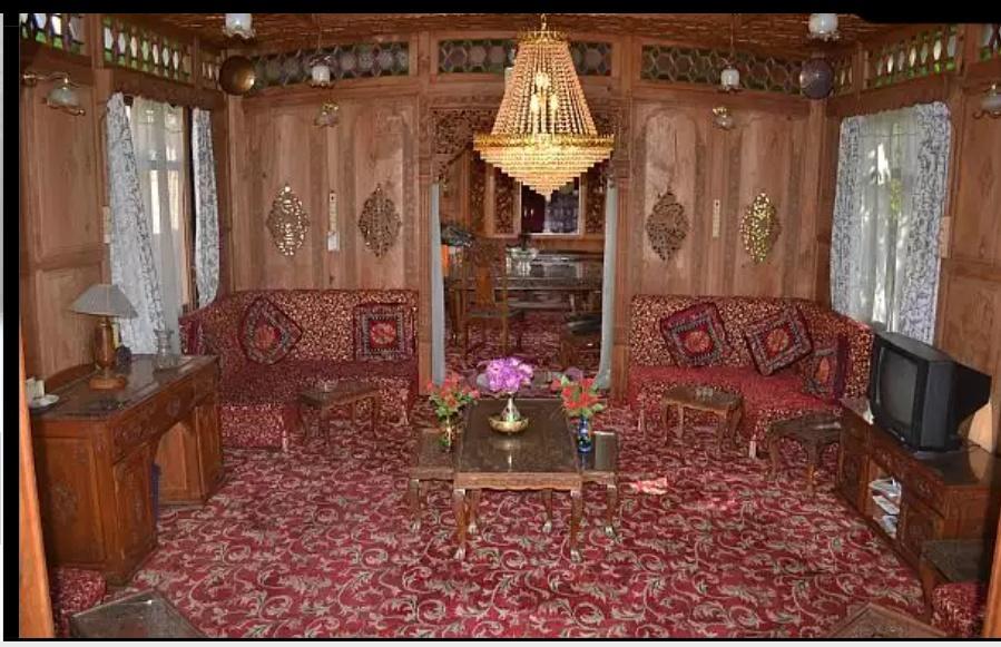 House Boat New Manora Bed & Breakfast Srinagar  Bagian luar foto